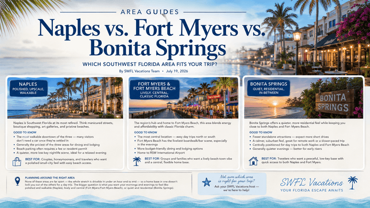 Naples vs. Fort Myers vs. Bonita Springs: Which Southwest Florida Area Fits Your Trip?